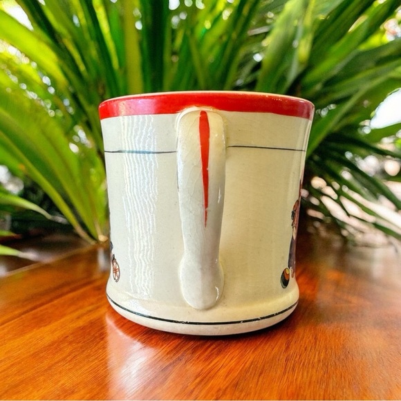 VINTAGE C.P. Co. Double-Handled Children’s Mug - Classic Nursery Scene - Picture 5 of 12